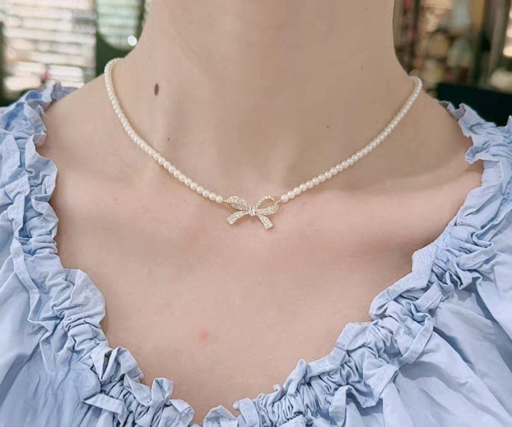 Stylish Minimalist Pearl Heart Earrings ? Gold Hoop with Crystal Detailing - Cross Heart Peal Korean Earrings (PJT-993)