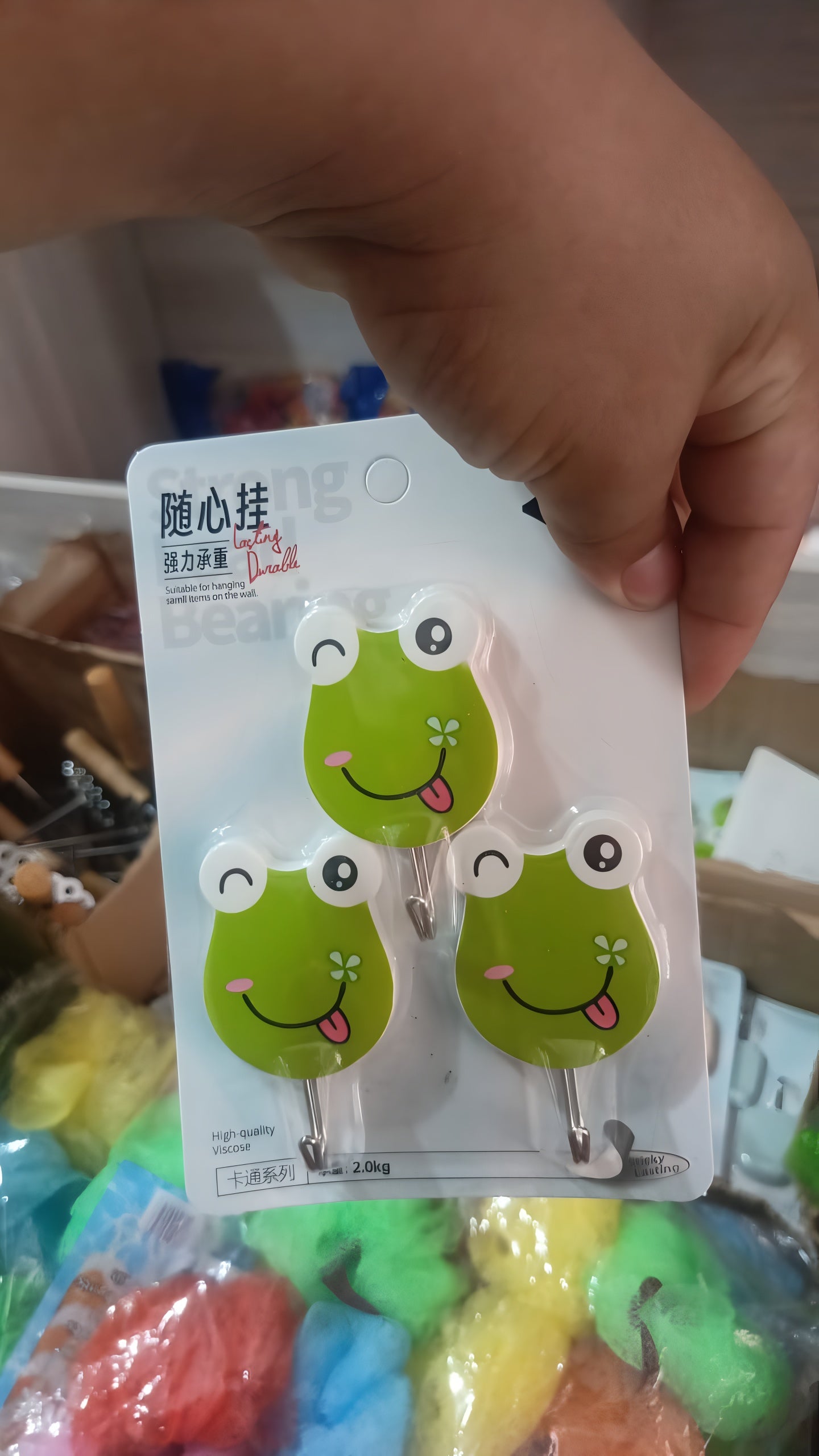 Pack Of 3 Self Adhesive Wall Hooks ? Waterproof Cartoon Sticky homes for Home &amp; Kitchen | Heavy Duty Multipurpose Storage Hooks | Easy No-Drill Installation | Strong Adhesive for Glass, Wood, Plastic, Stainless Steel | (Random Color)