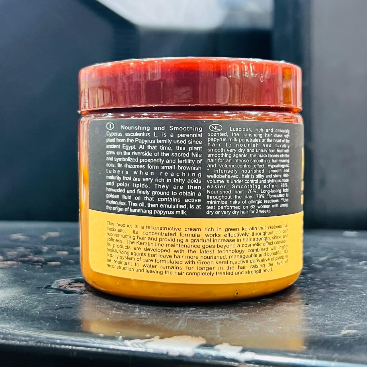 Keratin Hair Mask Treatment ? Deep Repair &amp; Strengthening Formula with Nourishing Keratin Complex | Rmaged Hair, Enhances Shine, Controls Frizz &amp; Protects Color-Treated Hair ? Profestores Daessional Salon-Quality Care at Home 300ml