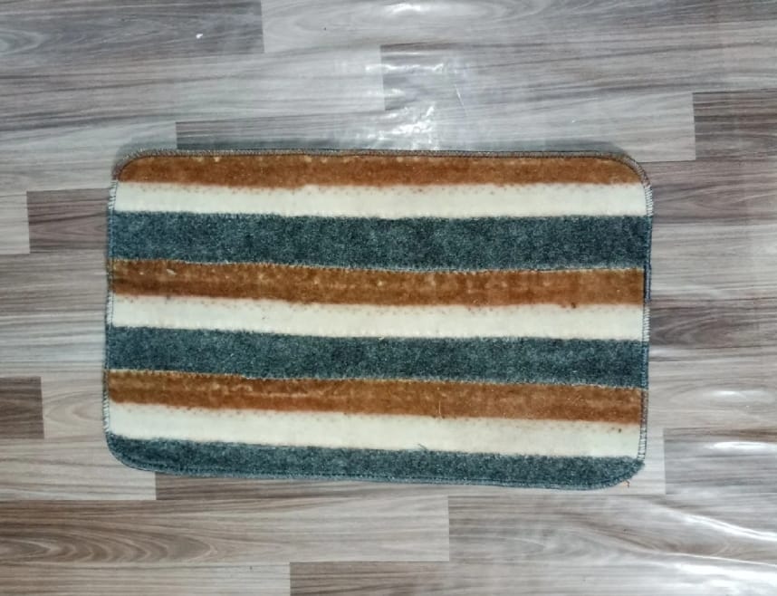 Versatile Absorbent Mat ? 25"x16" Ultra-Soft Microfiber Quick-Dry Mat with Non-Slip Backing for Bathroom, Kitchen, and Living Spaces ( Random Design)