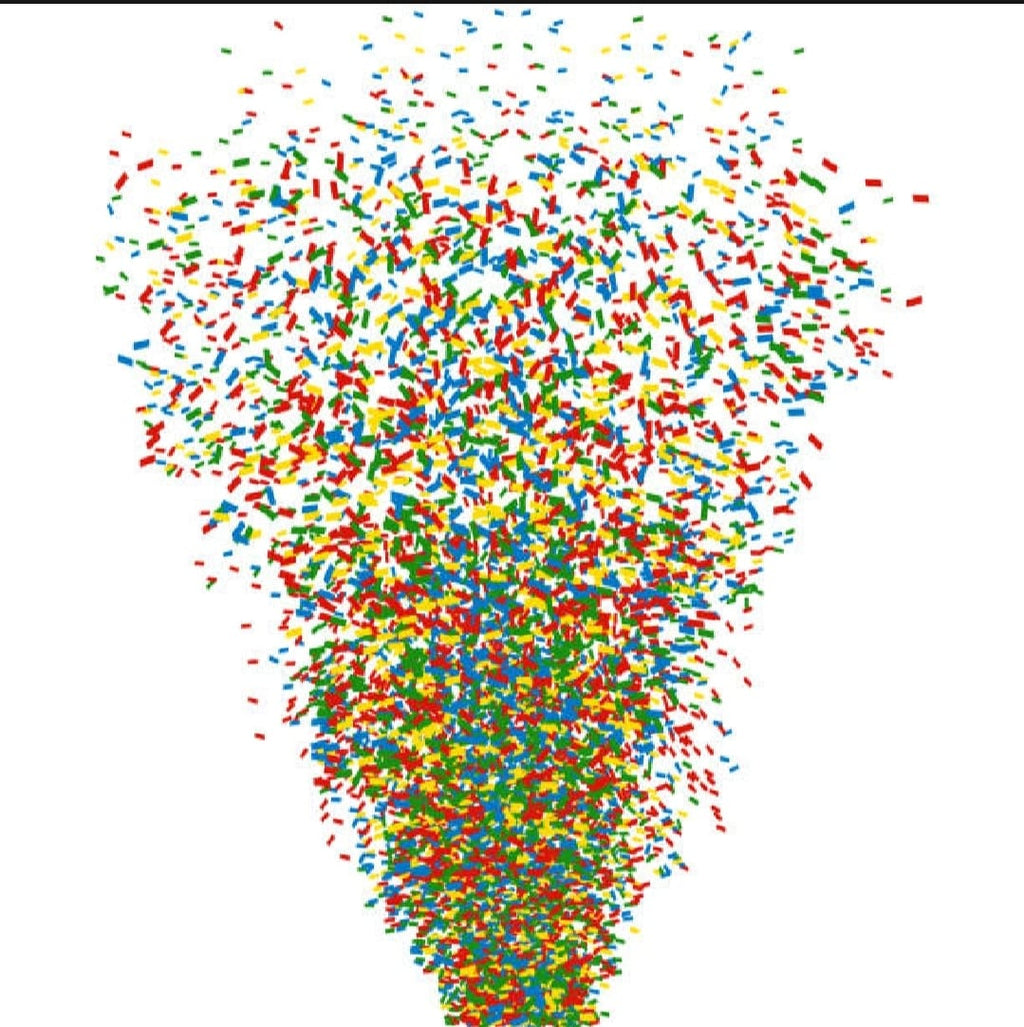 Pack of 2 Party Popper Confetti Filled Rose Party Popper for Birthday, Anniversary, Wedding, Welcome Party, Baby Shower, New Year Celebration and Other Events