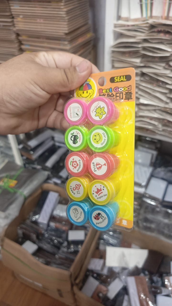 Appreciation Stamps ? Kids Stamp Set for Motivation | Self-Inking | Pack of 10