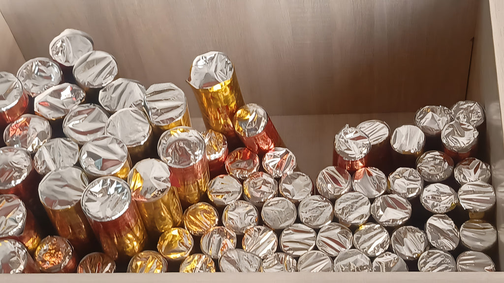 Pack of 2 Party Popper Confetti Filled Rose Party Popper for Birthday, Anniversary, Wedding, Welcome Party, Baby Shower, New Year Celebration and Other Events