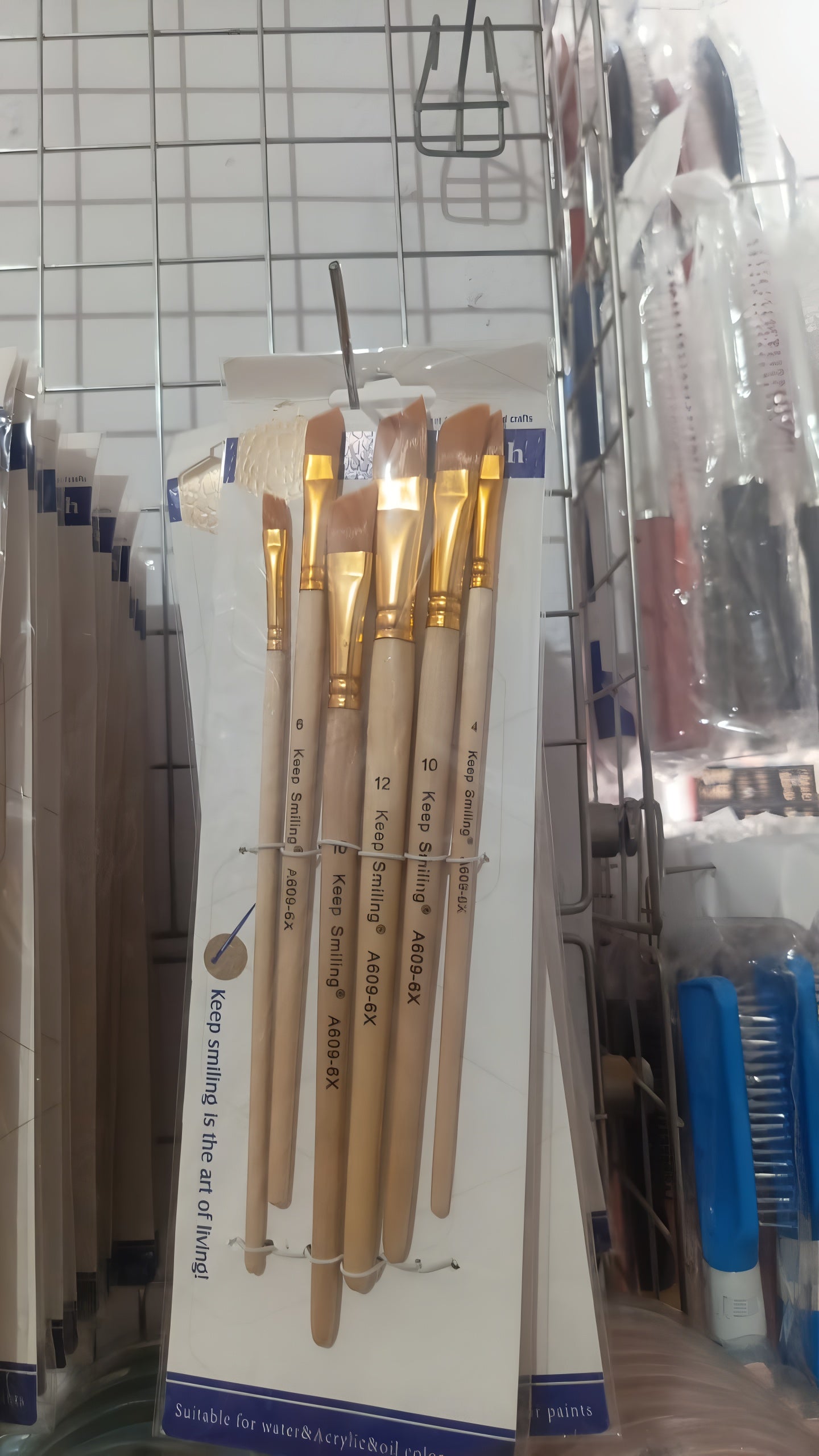 Pack of 6 Professional Angular Brush Set for Artists ? Wooden Handle &amp; Ultra-Soft Tapered Bristles | Multi-Purpose Brushes for Painting, Designing, Calligraphy &amp; Craft | Ideal for Acrylic, Oil &amp; Watercolors