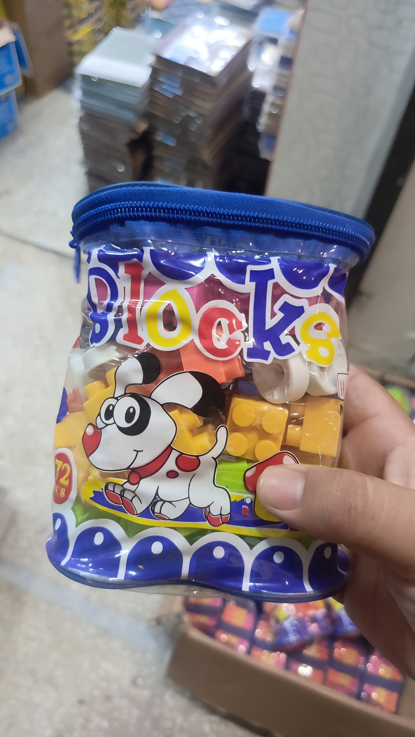 Building Blocks Toy Pack for Kids ? 72 Pieces Multicolor Educational Blocks, 1 x 1 Size, Durable PVC Material - Game For Kids