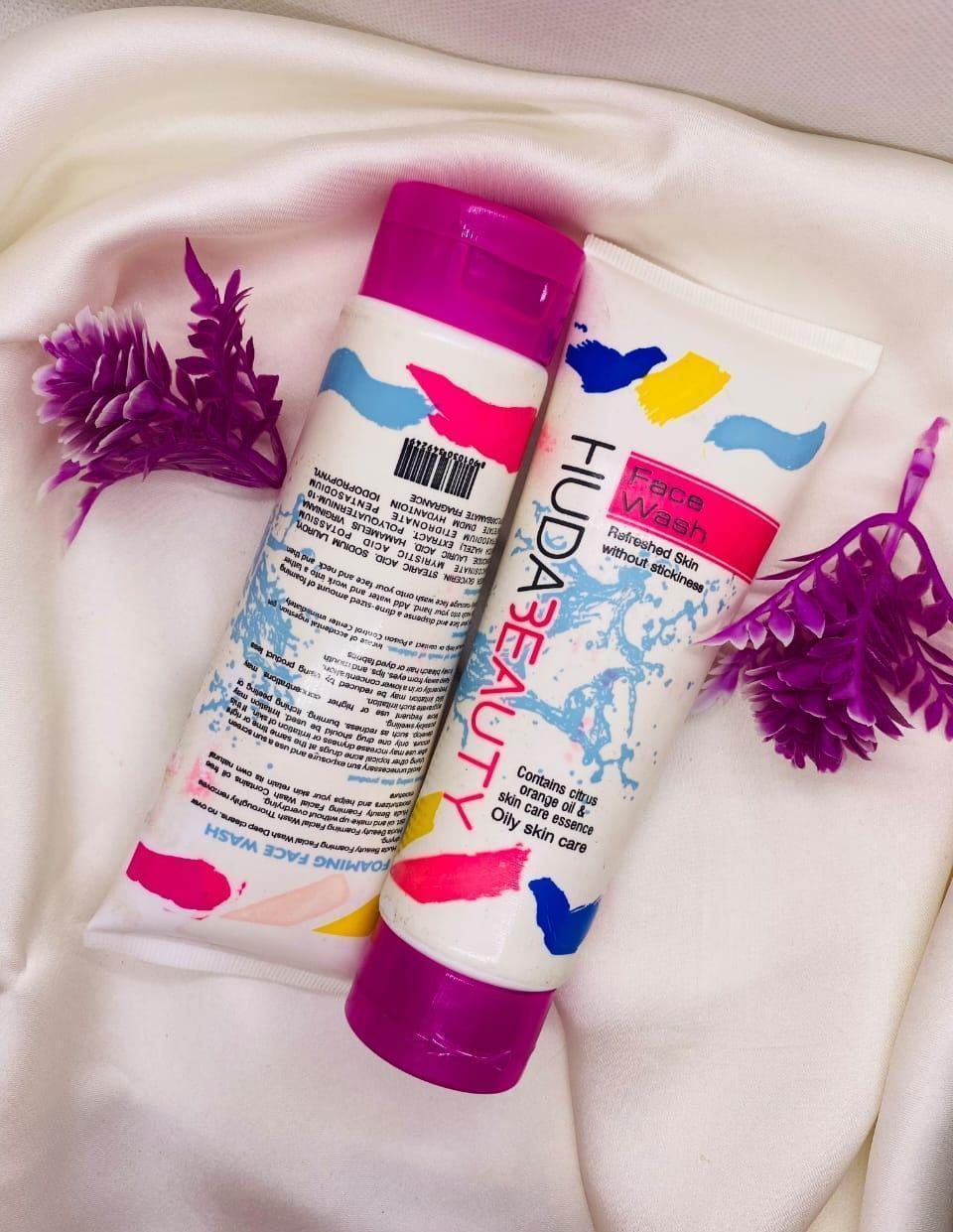 Huda Beauty Face Wash 100ml ? Gentle Liquid Cleanser for Oily Skin, Deep Cleansing &amp; Refreshing Daily Skincare Formula