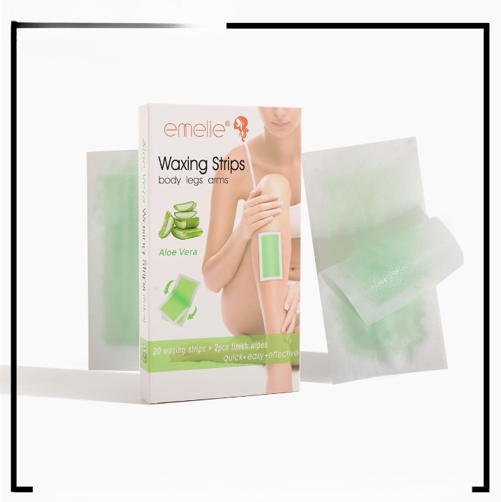 Pack of 20 Waxing Strips ? Easy Hair Removal Strips for Smooth Skin, Delivered in Random Flavour