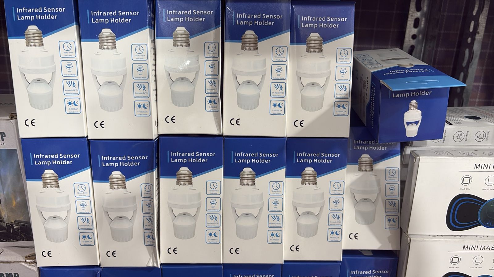 Infrared Motion Sensor Lamp Holder ? 360° Smart Light Socket with Automatic On/Off Detection