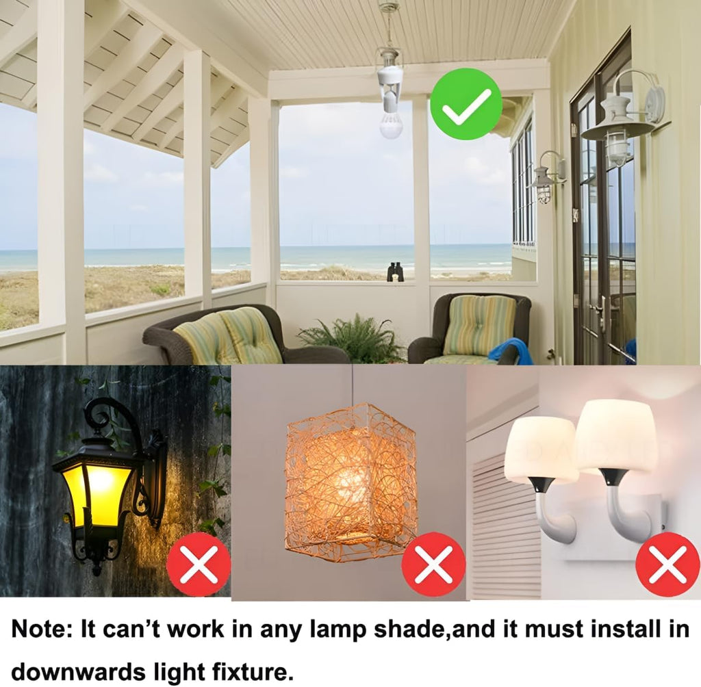 Infrared Motion Sensor Lamp Holder ? 360° Smart Light Socket with Automatic On/Off Detection