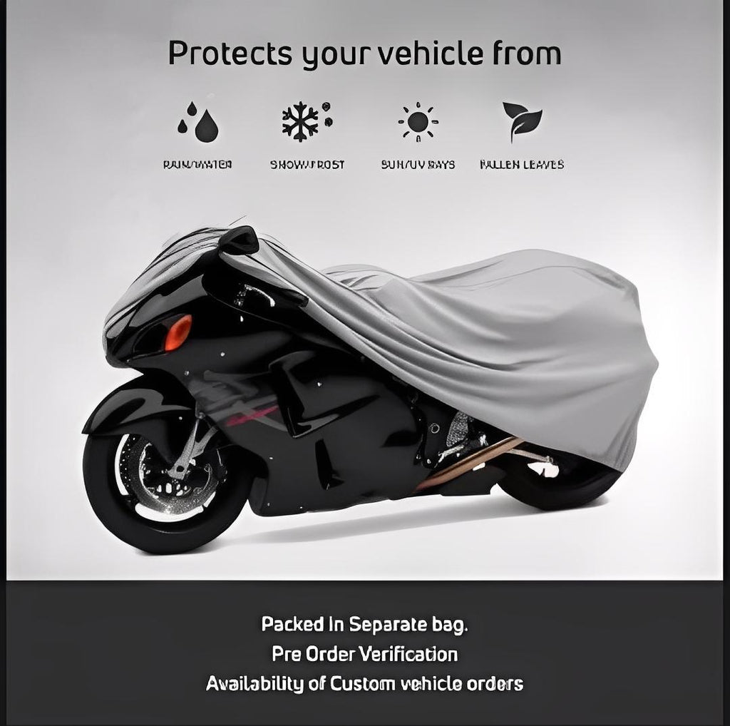 Bike Top Cover ? Water &amp; Scratch Proof Parachute ? Fits CD70CC and 125CC Bikes (Random color)