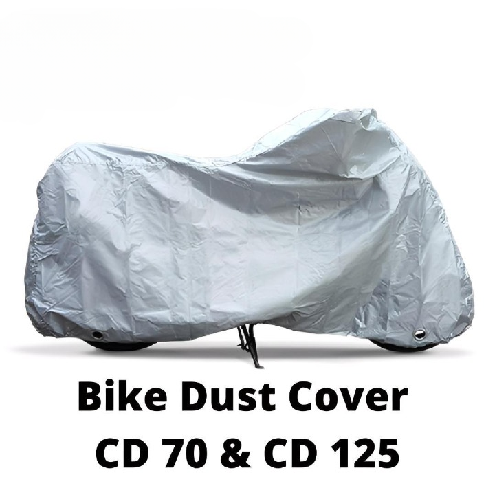 Bike Top Cover ? Water &amp; Scratch Proof Parachute ? Fits CD70CC and 125CC Bikes (Random color)