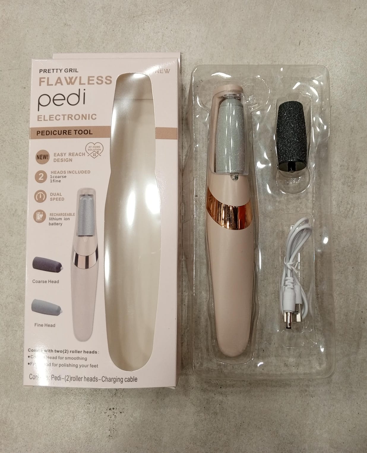 Rechargeable Electric Pedi Foot Filer ? Effective Callus Remover for Soft, Smooth Feet
