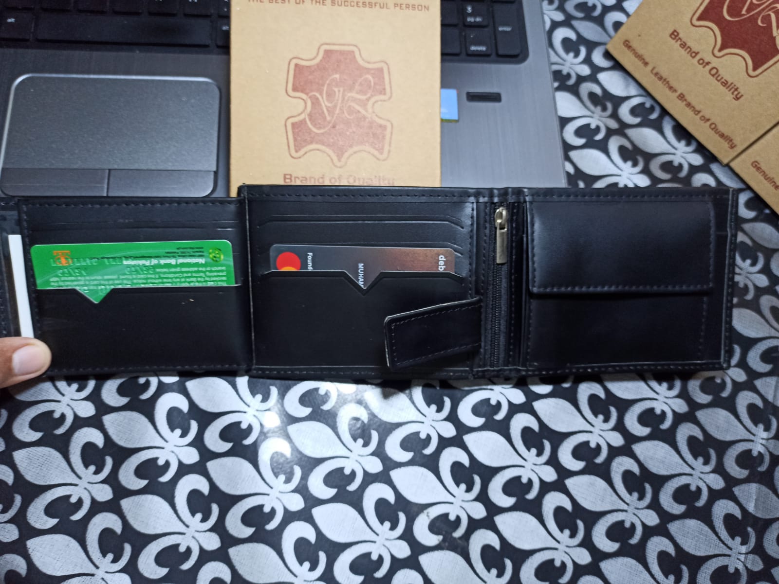 Original Cow Leather Handmade Men?s Wallet ? Premium Slim Bifold Design, Available in Black, Brown &amp; Mustard