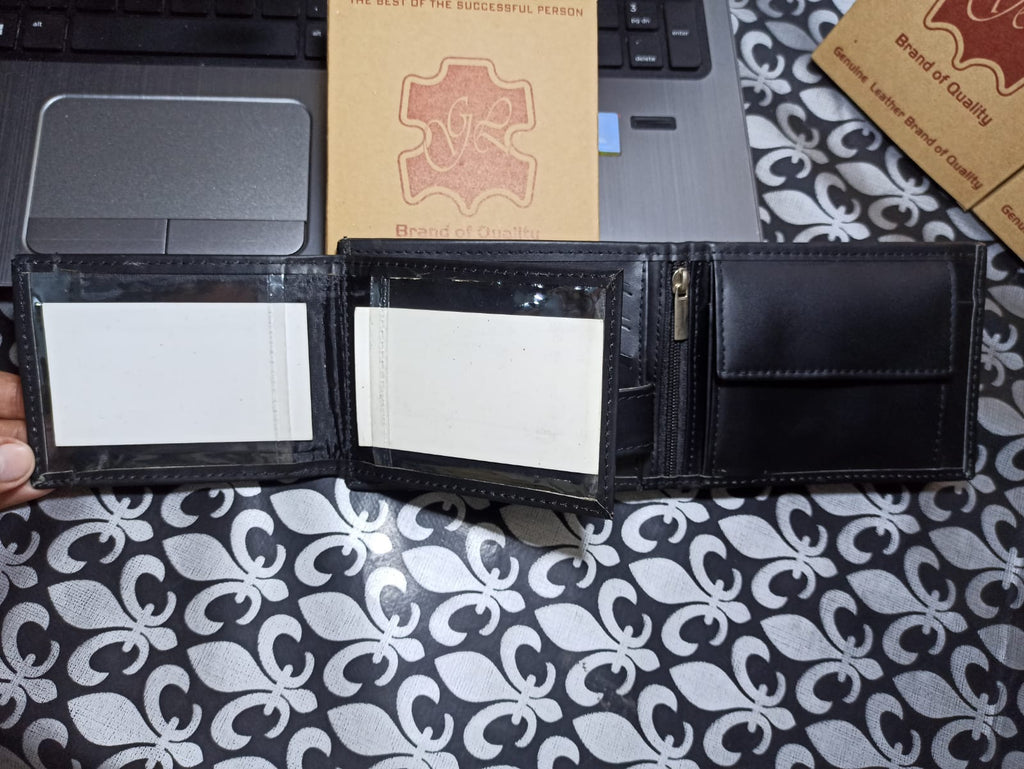 Original Cow Leather Handmade Men?s Wallet ? Premium Slim Bifold Design, Available in Black, Brown &amp; Mustard