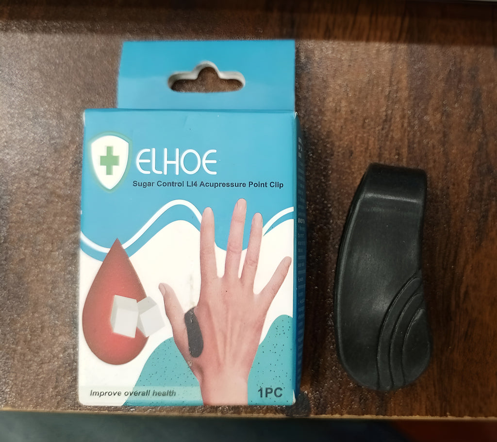 Sugar Control LI4 Acupressure Point Clip Wearable ? Supporting Acupressure Relaxation, Stress Alleviation, Tension Relief and Headache Relief Hand Clip Migraine Pressure Point Clip