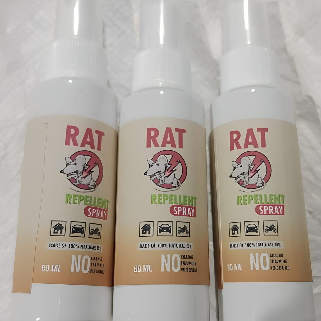 Rat Repellent Spray 50ml ? Natural, Safe &amp; Non-Toxic Rodent Deterrent for Home, Kitchen, Car, and Storage Areas