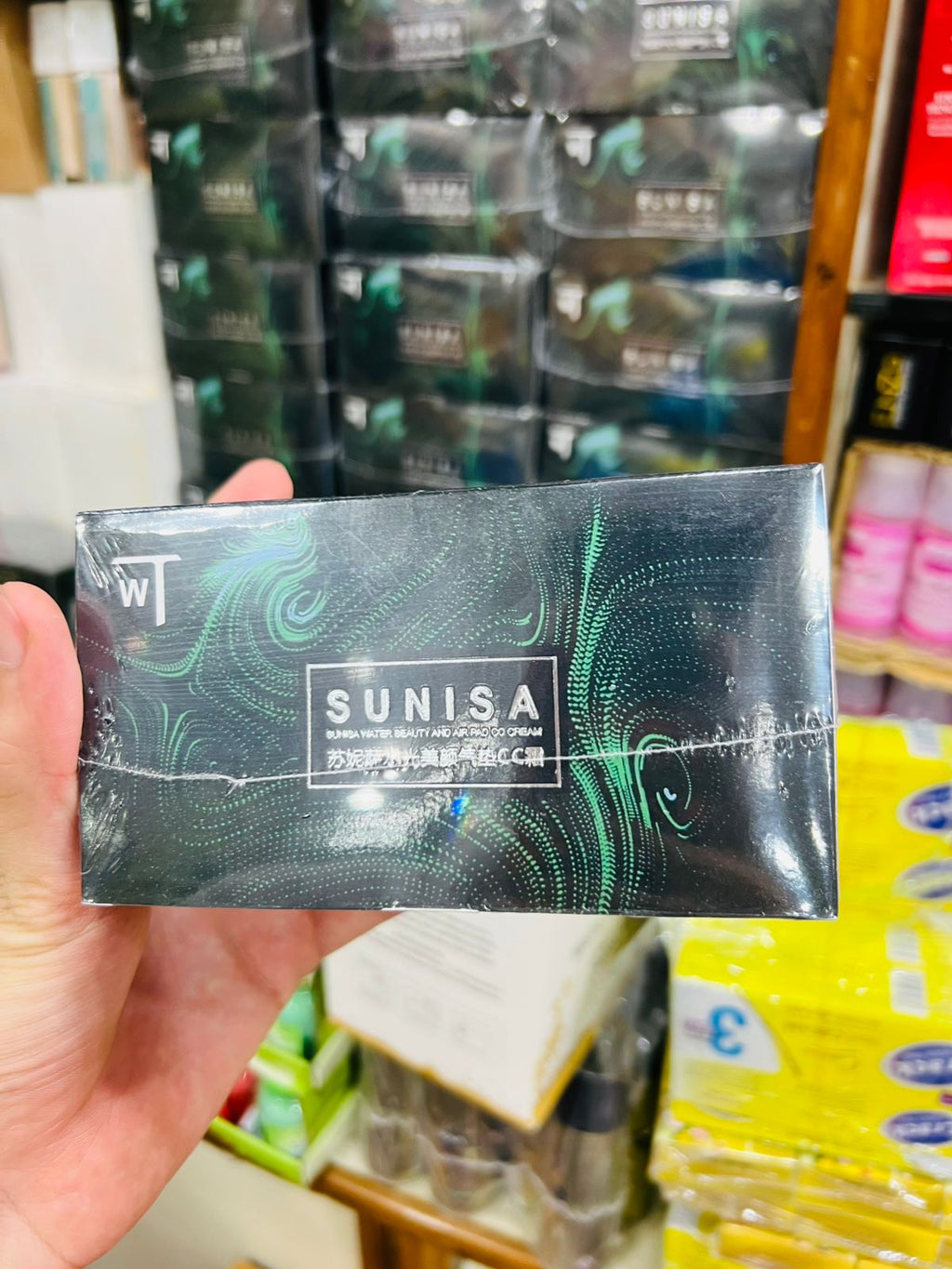 SUNISA Waterproof Mushroom Head Air Cushion Foundation ? BB &amp; CC Cream with Moisturizing Liquid Base and Sponge Applicator