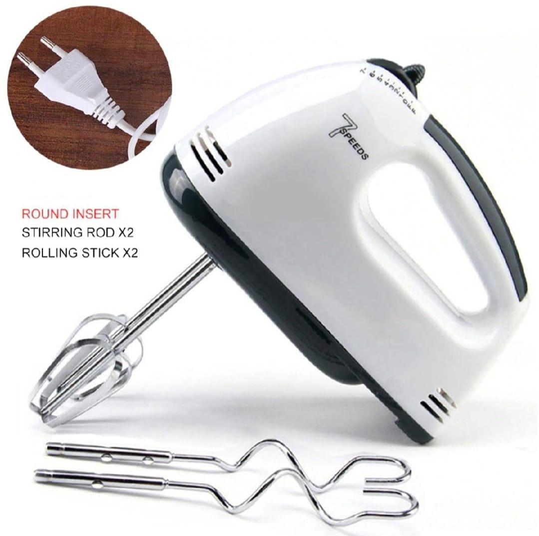 Electric Hand Mixer Beater Machine for Cake, Eggs &amp; Baking - Handheld Egg Beater, Cake Mixer &amp; Small Electric Mixer