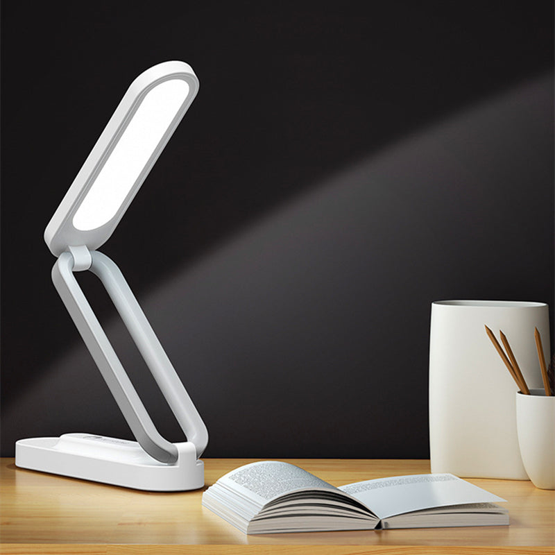 B005 LED Folding Table Lamp ? Rechargeable Stepless Dimmable Desk Light with Type-C Charging &amp; Lithium Battery