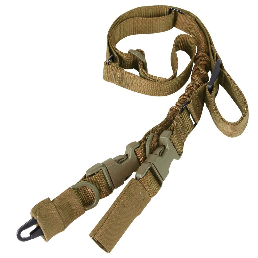 Durable Tactical Rifle Sling for Hunting &amp; Training ? Adjustable, Bungee, Quick Detach