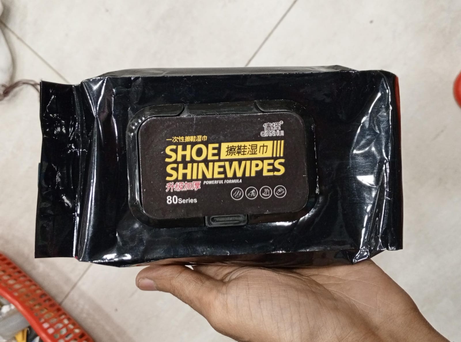 Disposable Shoe Cleaning Wipes | Quick Shine Clean Wet Wipes (80 Wipes In 1 Packet) | Instant Shoe Care | Easy, Mess-Free Cleaning