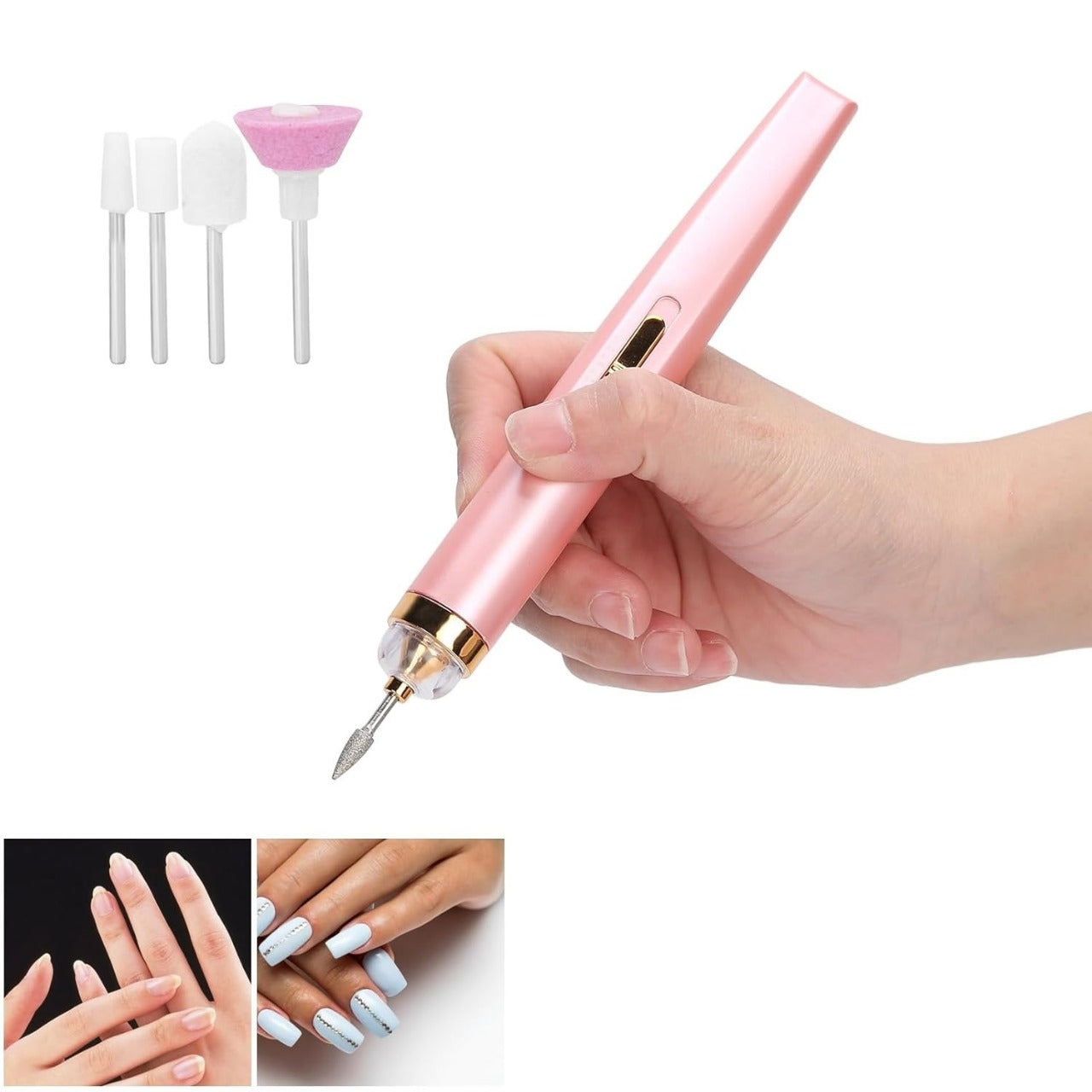Professional Manicure Nail Tools ? 1 Pack Pink Precision Nail Shaping &amp; Grooming Tool, Salon-Quality, Durable ABS Plastic, Easy At-Home Nail Care