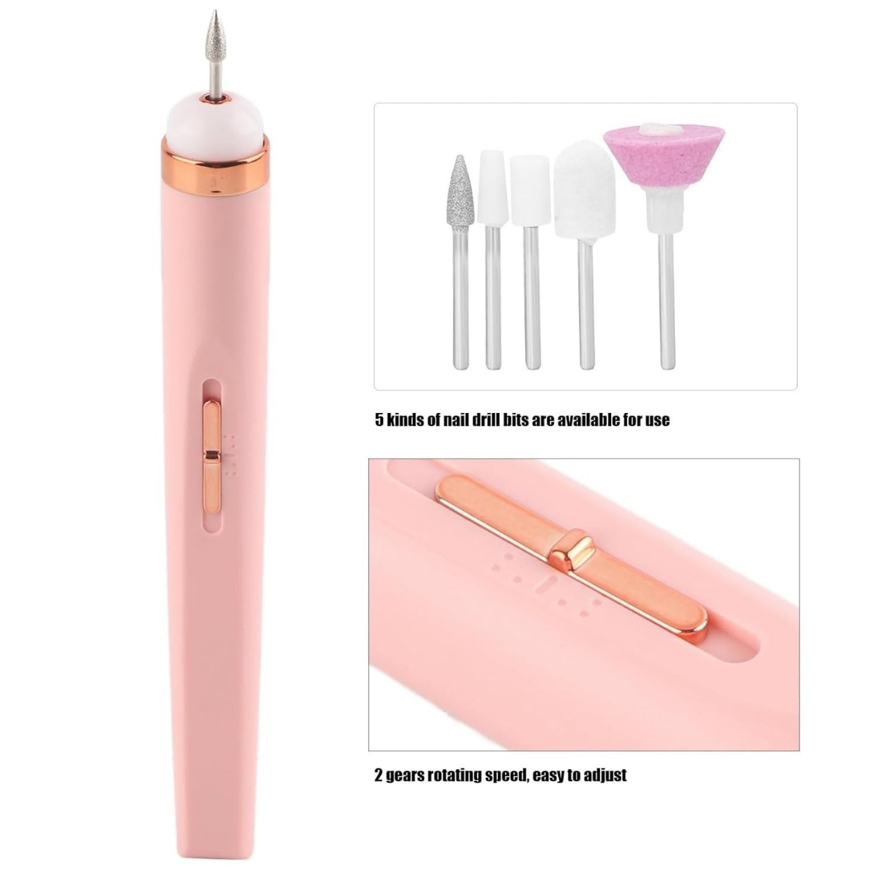 Professional Manicure Nail Tools ? 1 Pack Pink Precision Nail Shaping &amp; Grooming Tool, Salon-Quality, Durable ABS Plastic, Easy At-Home Nail Care