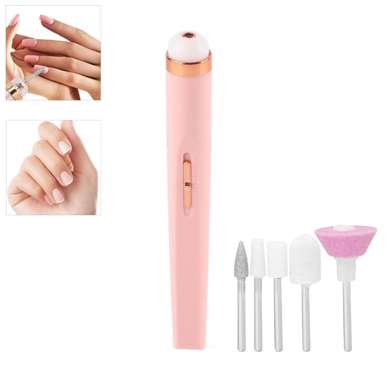 Professional Manicure Nail Tools ? 1 Pack Pink Precision Nail Shaping &amp; Grooming Tool, Salon-Quality, Durable ABS Plastic, Easy At-Home Nail Care