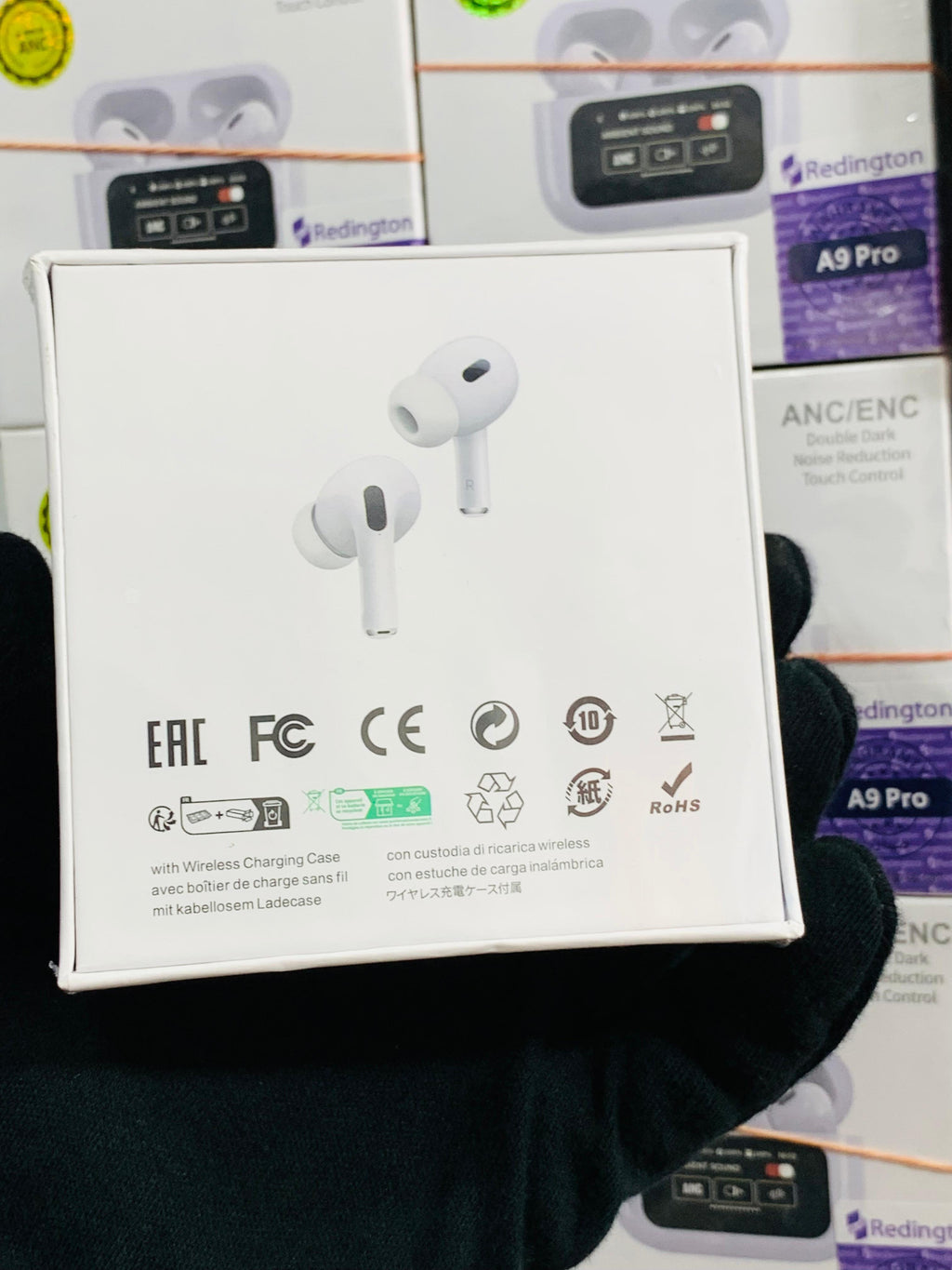 AirPods A9 Pro ? ANC &amp; ENC Noise Reduction, Touch Control, Boosted Bass, Wireless Earbuds for Android &amp; iOS