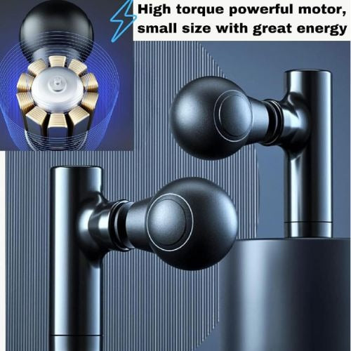 Rechargeable Facial Gun Massager ? Compact Skincare Device with Type-C Charging, ABS Plastic, Portable &amp; Easy-to-Use for Relaxing Face Massage