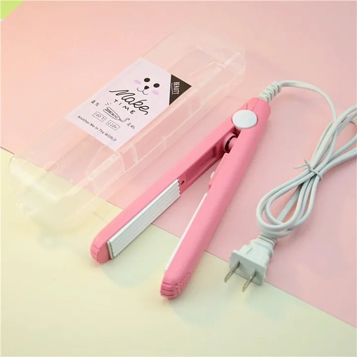 Mini Hair Straightener ? Lightweight &amp; Portable Travel Styling Tool | Medium Heat | High/Low Speed Settings | Corded Electric | Multicolor | ABS Plastic
