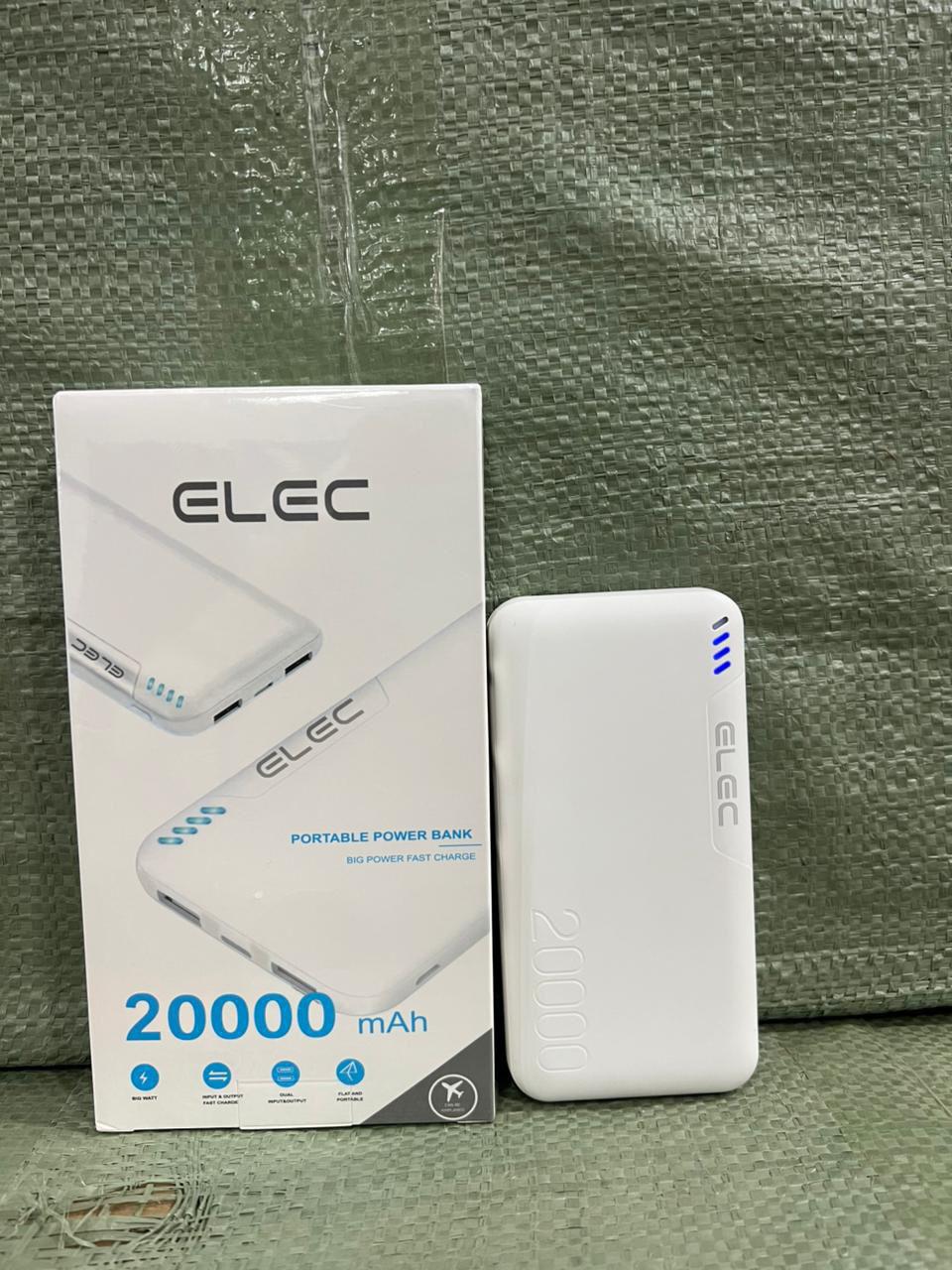 Elec 20000mAh Power Bank ? PD Fast Charging, High-Capacity Portable Charger