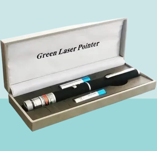 Green Multipurpose Laser Pointer Pen with Adjustable Antenna Cap for Pattern Projection and Presentations ? Green Beam Light