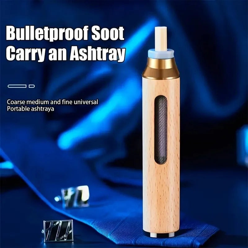 Mokshith Portable Mini Cigarette Ashtray ? Handheld, Easy to Clean, Compact Design for Travel, Home, Office, and Car Use
