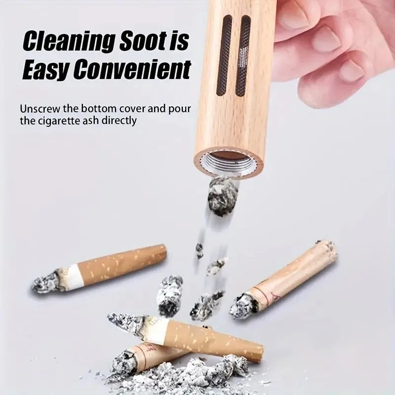 Mokshith Portable Mini Cigarette Ashtray ? Handheld, Easy to Clean, Compact Design for Travel, Home, Office, and Car Use
