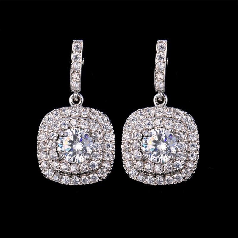 Crystal Earrings ? Sparkling Dangle Earrings for Party &amp; Everyday Wear - Earings For Girls ( PJT-990 )