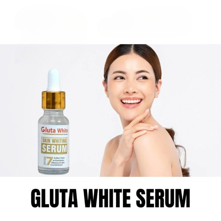 Gluta White Face Glowing Serum | Glutathione-Based Brightening | Hydration &amp; Antioxidant Protection 30 ml