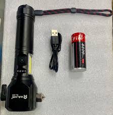 RL-2308 High-Power Rechargeable LED Flashlight ? Long Range, Durable &amp; Energy Efficient