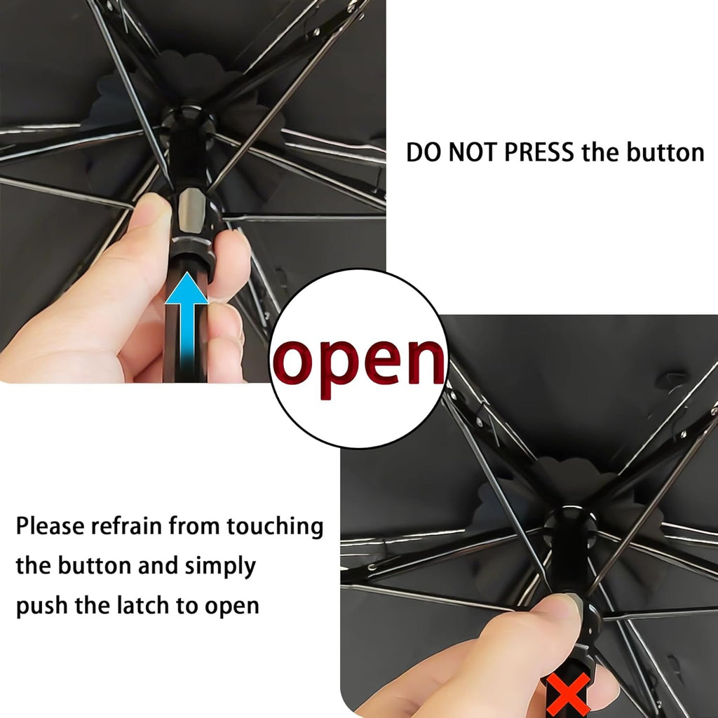 Compact Travel Umbrella with Windproof Design Gray Ghana