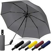 Compact Travel Umbrella with Windproof Design Gray Ghana