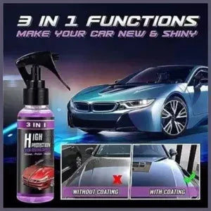 3 In 1 High Protection Quick Car Coating Spray, Ceramic Car Coating Spray Crystal Coating For Car