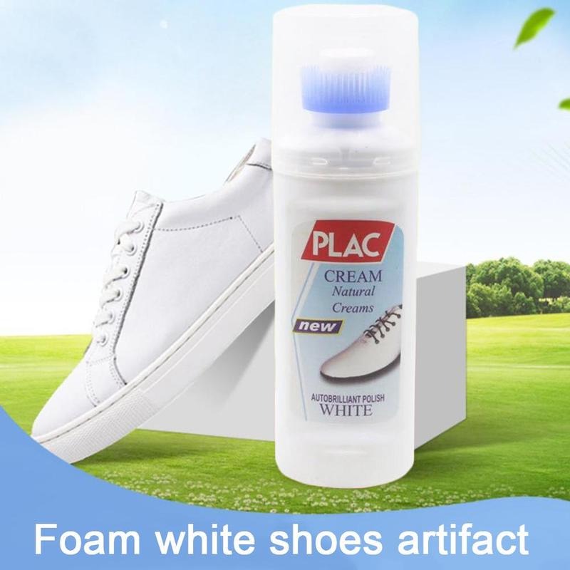 PLAC White Shoe Polish Cream ? Magic Instant Cleaner for White Shoes (250ml)