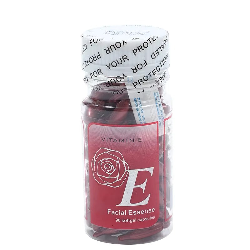 Pack Of 90 Essence of Facial Skincare ? Vitamin E Skin Care Facial Capsules | Nourishing, Hydrating, Anti-Aging &amp; Skin Protection Formula