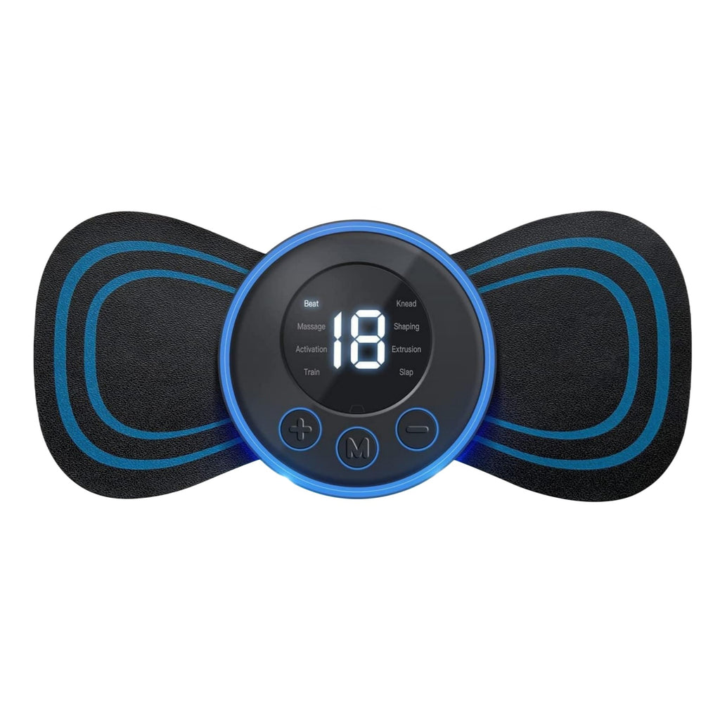 Pain Relief Portable Mini Electric Massager EMS Mini Body Massage Patch for Muscle Pain Relief-Neck,Arms,Back,Shoulder &amp; All Body Pain Relief