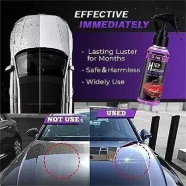 3 In 1 High Protection Quick Car Coating Spray, Ceramic Car Coating Spray Crystal Coating For Car