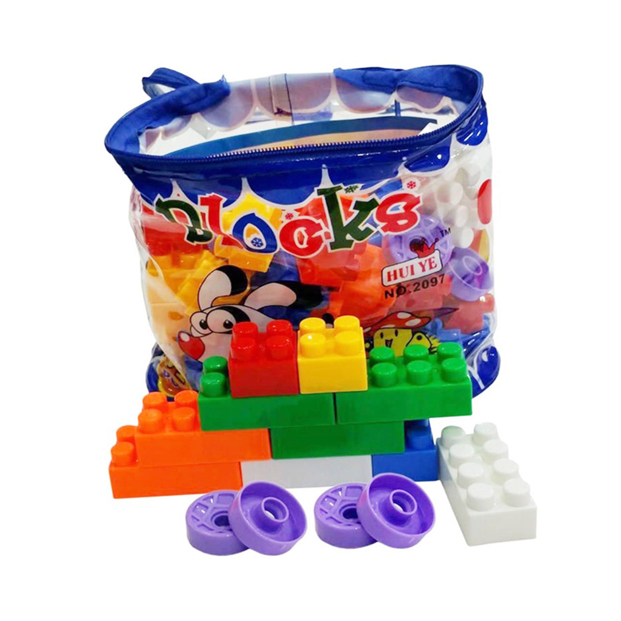 Building Blocks Toy Pack for Kids ? 72 Pieces Multicolor Educational Blocks, 1 x 1 Size, Durable PVC Material - Game For Kids