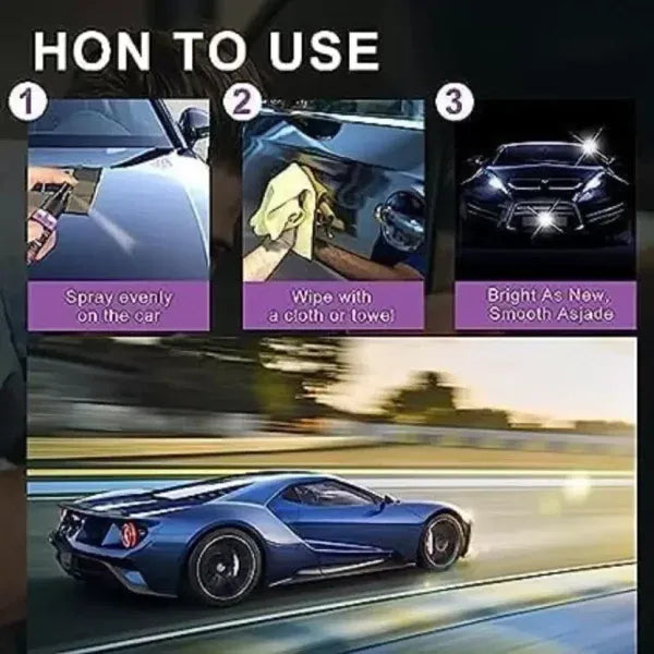 3 In 1 High Protection Quick Car Coating Spray, Ceramic Car Coating Spray Crystal Coating For Car