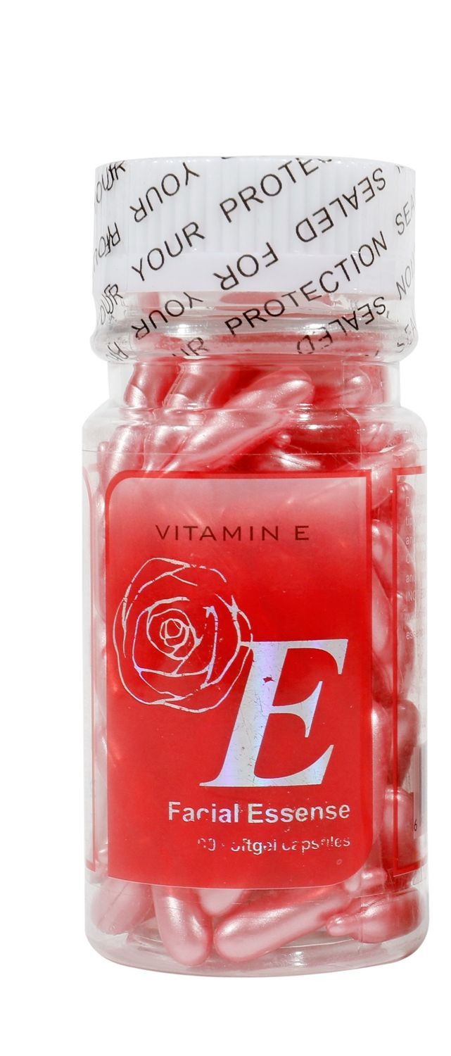 Pack Of 90 Essence of Facial Skincare ? Vitamin E Skin Care Facial Capsules | Nourishing, Hydrating, Anti-Aging &amp; Skin Protection Formula
