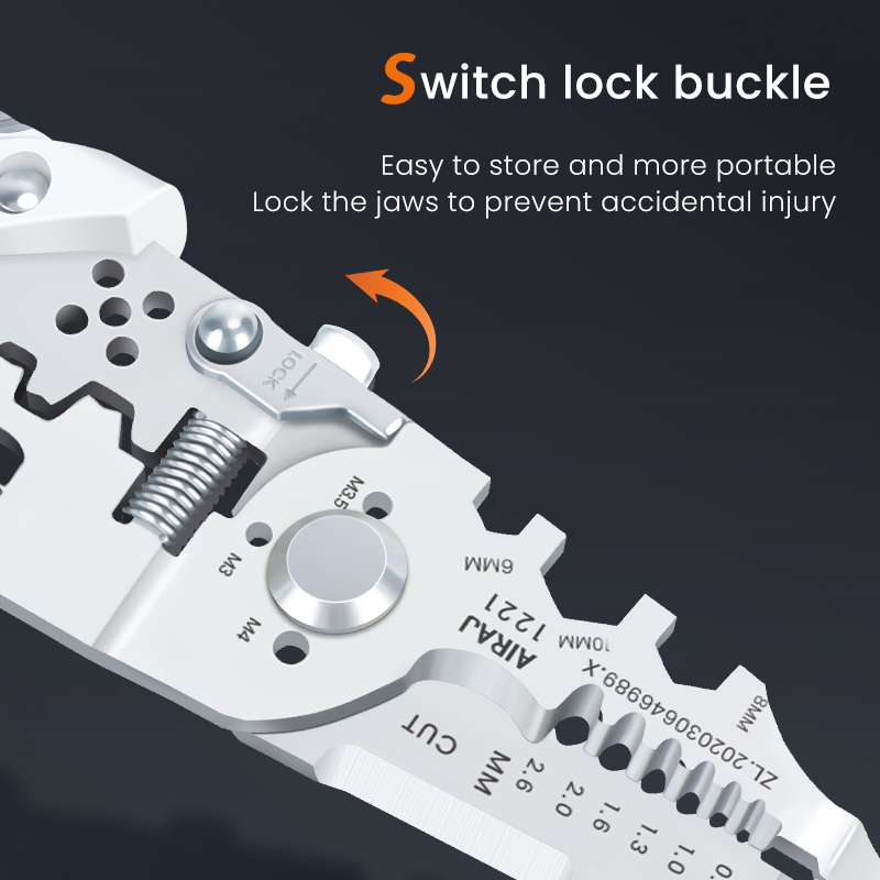 Multi-Function Wire Stripper and Cutter ? 10-in-1 Electrical Tool with Wire Cutting, Stripping, Crimping &amp; Screw Functions