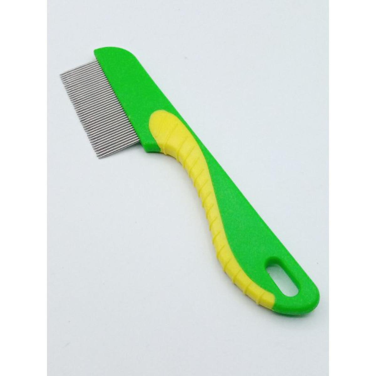 100% Stainless Steel Needles Anti Lice Comb ? Ergonomic Handle, Safe Rounded Tips, Reusable &amp; Clinically Proven for Men &amp; Women (Random color)